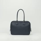 Hermes Plume 28 Tote Evercolor Blue Indigo Navy Silver Handbag Business — view 3