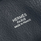 Hermes Plume 28 Tote Evercolor Blue Indigo Navy Silver Handbag Business — view 7