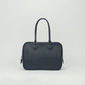 Hermes Plume 28 Tote Evercolor Blue Indigo Navy Silver Handbag Business