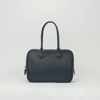 Hermes Plume 28 Tote Evercolor Blue Indigo Navy Silver Handbag Business