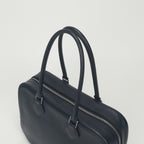 Hermes Plume 28 Tote Evercolor Blue Indigo Navy Silver Handbag Business — view 4