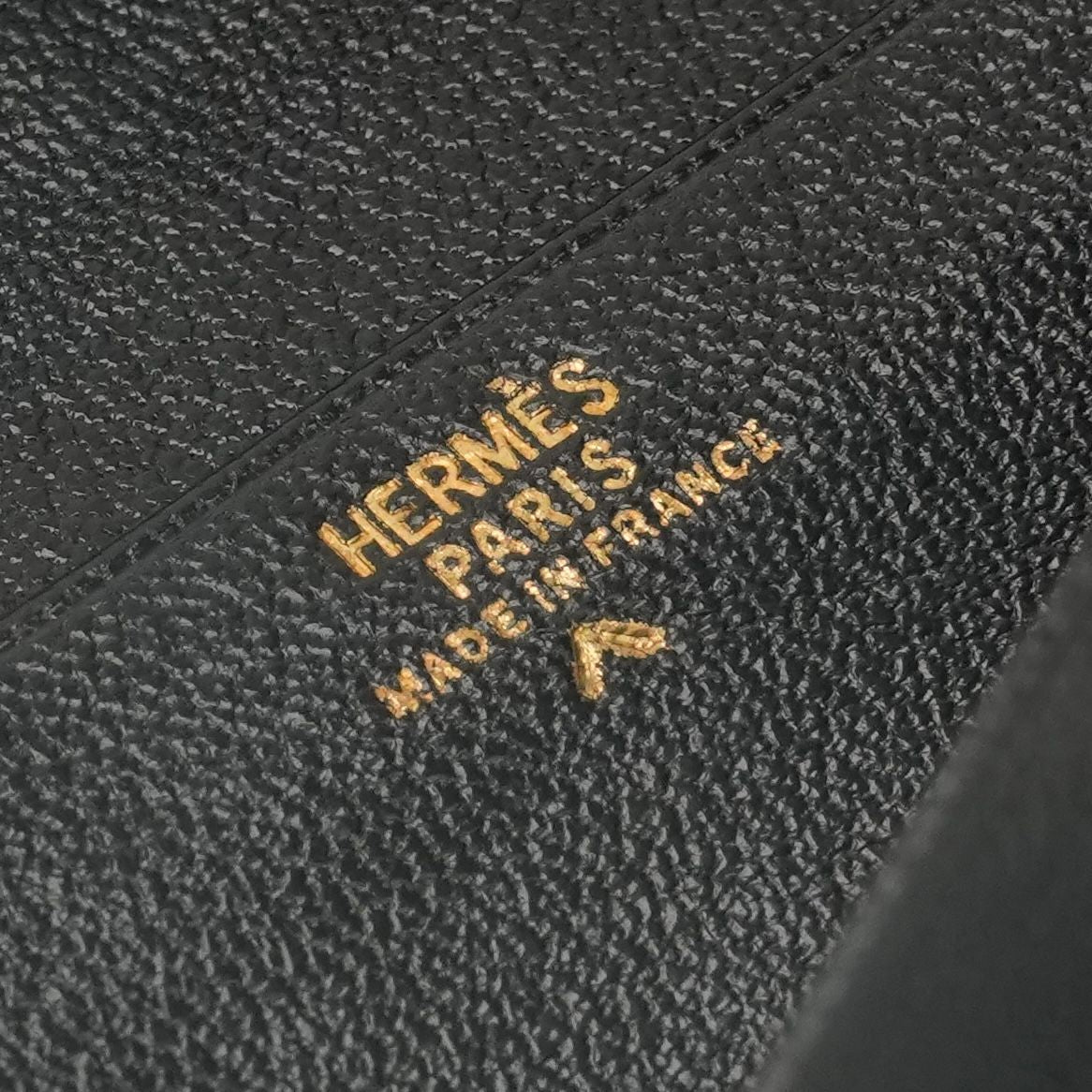Hermes Osaka Wallet Porosas Noir Black Exotic — view 6