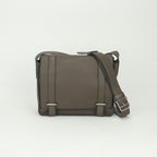 Hermes Steve Shoulder Bag Taurillon Clemence Taupe Gray Silver Messengerbag