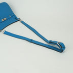 Hermes Jypsiere 28 Shoulder Bag Taurillon Clemence Blue Zanzibar Bluezanzibar — view 4