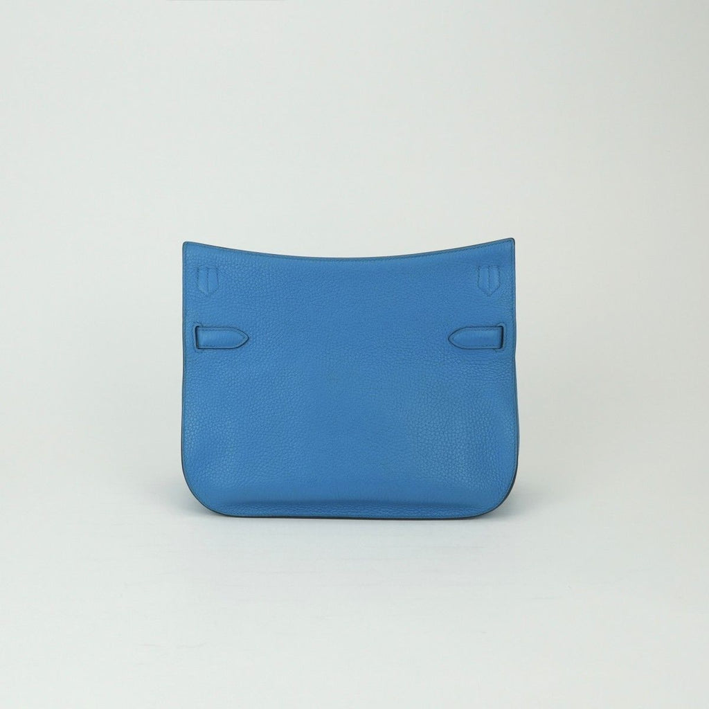 Hermes Jypsiere 28 Shoulder Bag Taurillon Clemence Blue Zanzibar Bluezanzibar — view 3
