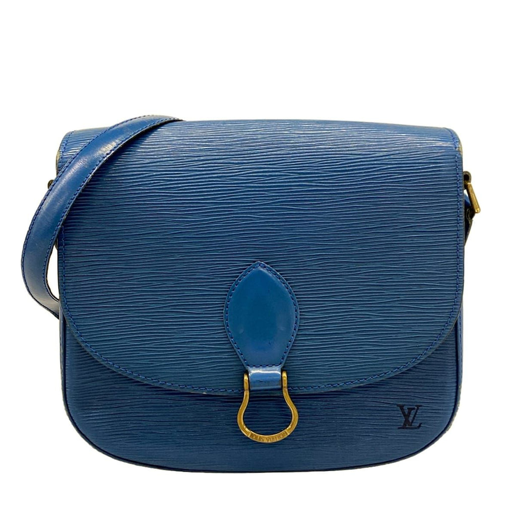 Louis Vuitton Shoulder Bag Epi Sun Crew Toledo Blue Leather