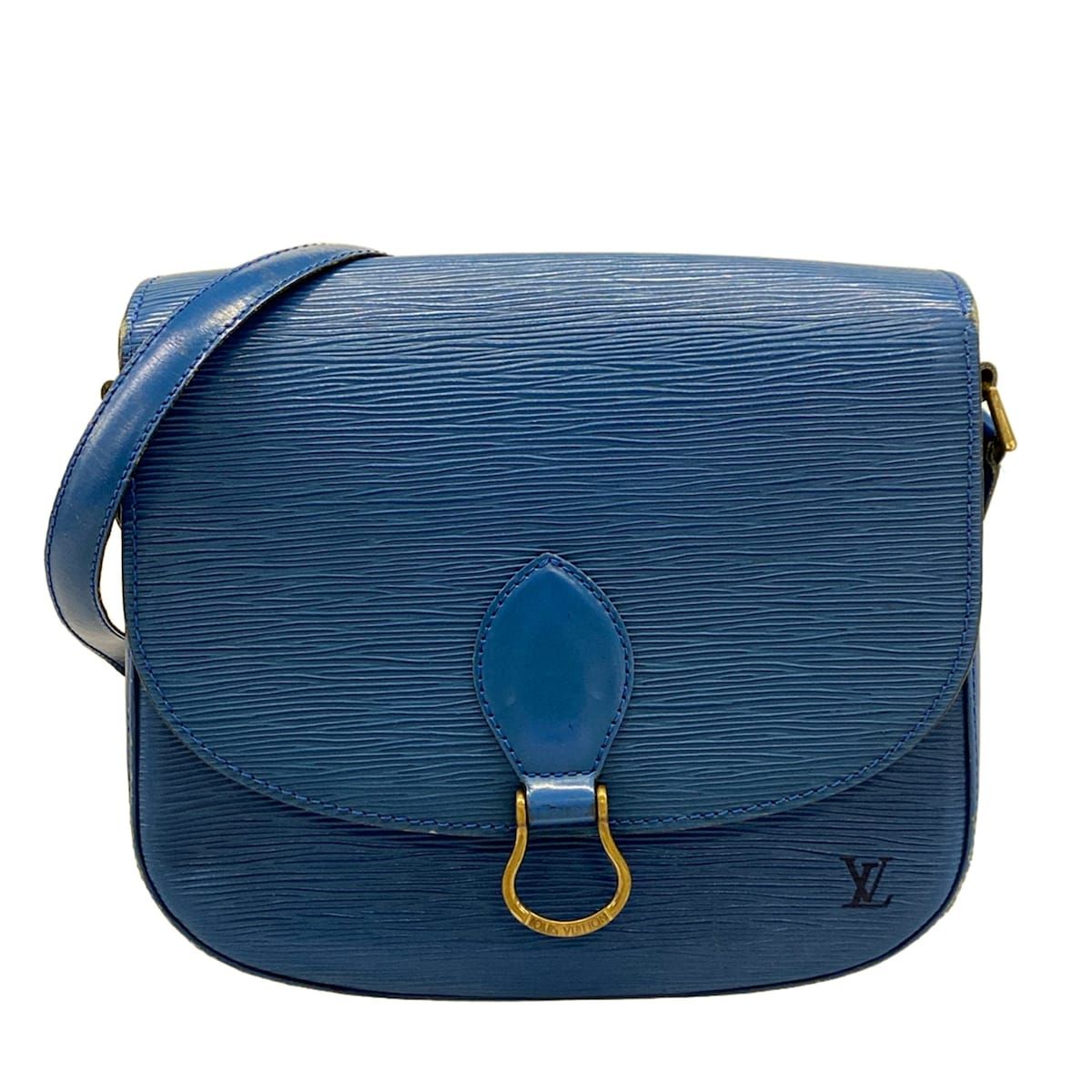 Louis Vuitton Shoulder Bag Epi Sun Crew Toledo Blue Leather