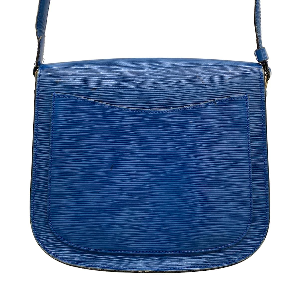 Louis Vuitton Shoulder Bag Epi Sun Crew Toledo Blue Leather — view 3