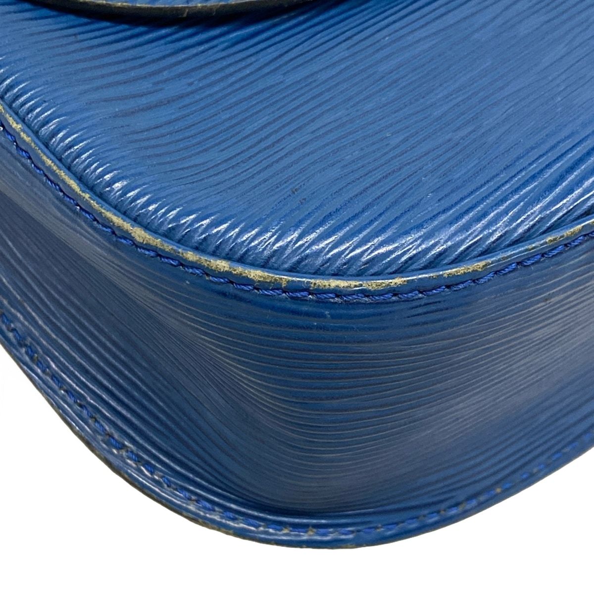 Louis Vuitton Shoulder Bag Epi Sun Crew Toledo Blue Leather — view 6