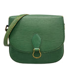 Louis Vuitton Shoulder Bag Epi Saint-cloud Borneo Green Leather