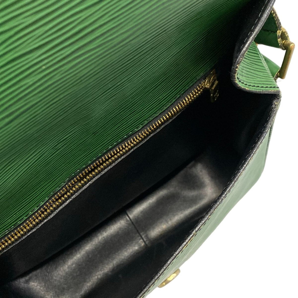 Louis Vuitton Shoulder Bag Epi Saint-cloud Borneo Green Leather — view 7