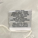 Hermes Shawl White Carre 100 Multi Charm Scarf — view 4