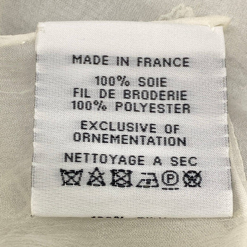 Hermes Shawl White Carre 100 Multi Charm Scarf — view 3