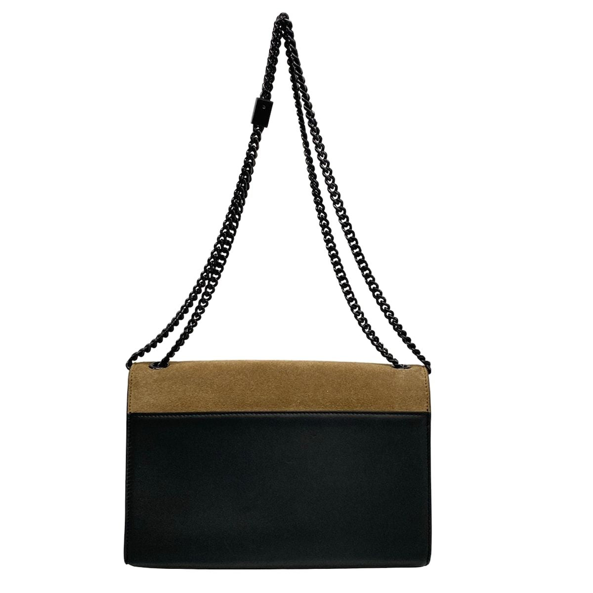 Saint Laurent Paris Shoulder Bag Kate Medium Black Brown Chain Leather — view 3