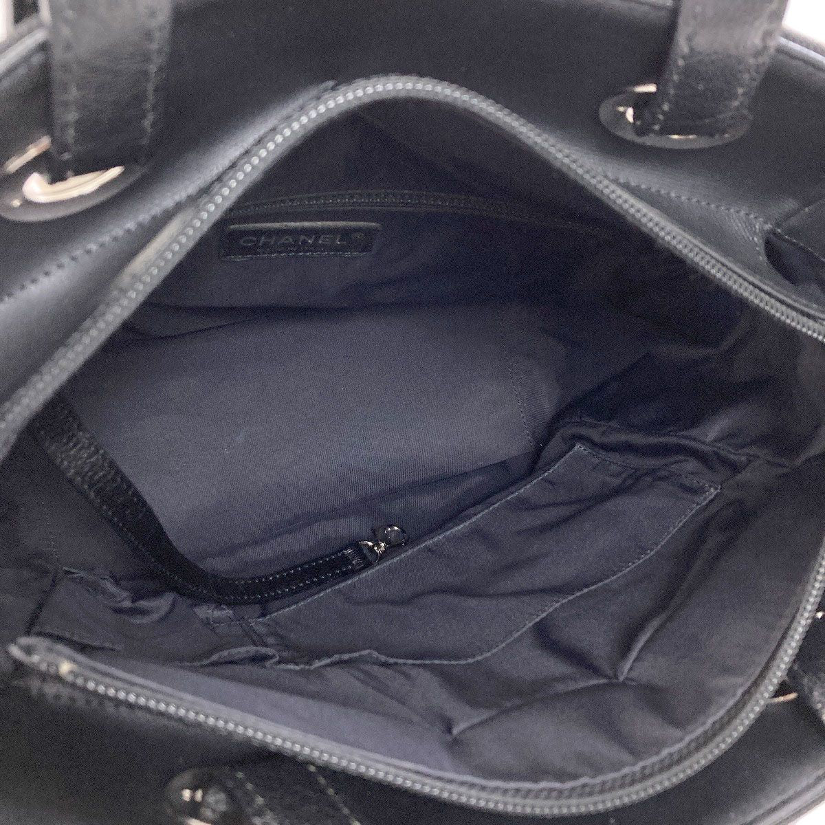 Chanel Paris Biarritz Tote PM Silver — view 5