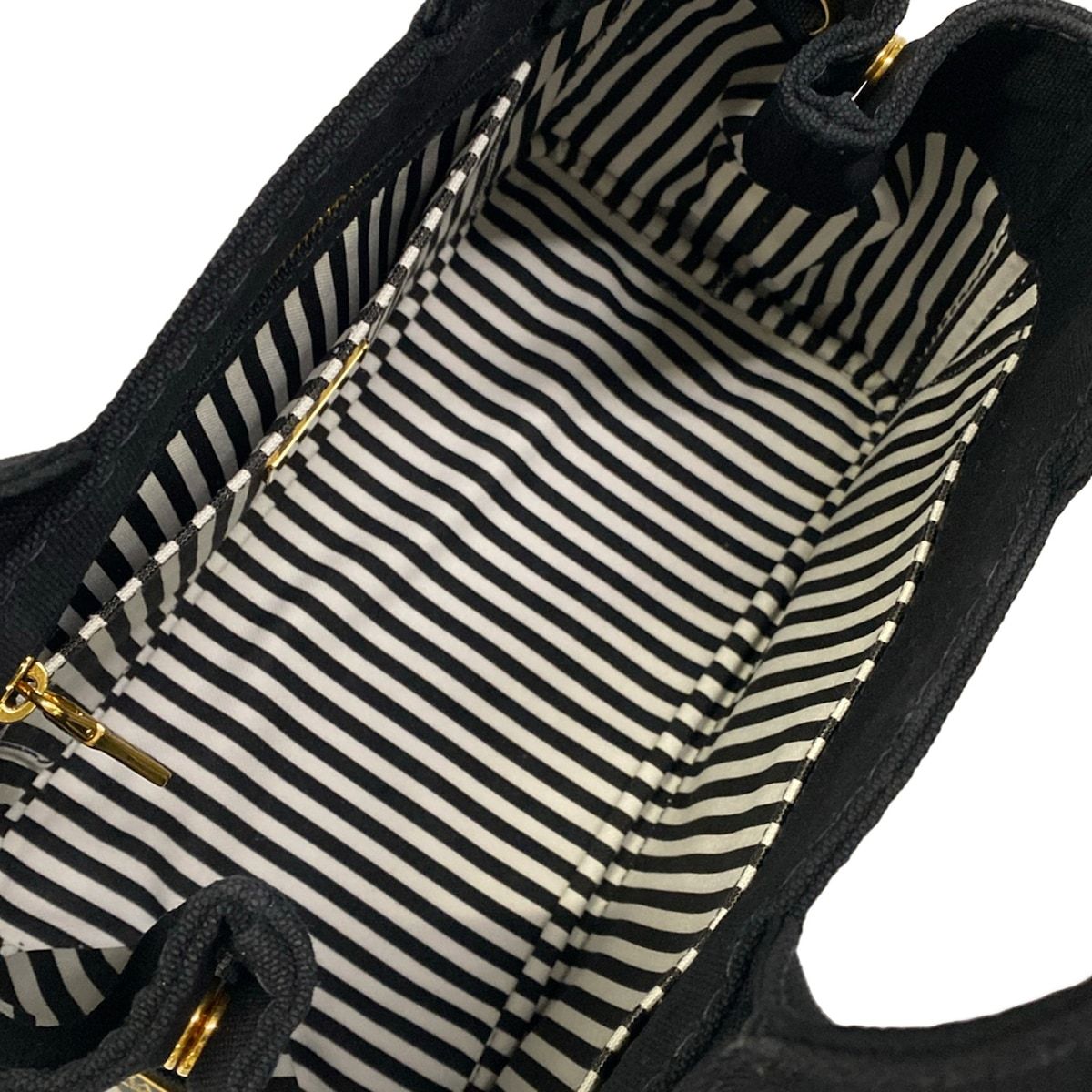 Prada Tote Canapa Black — view 7