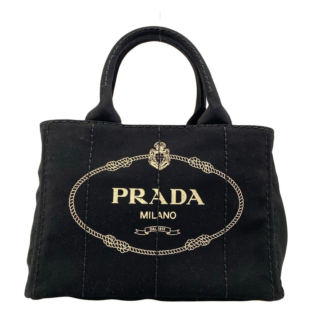 Prada Tote Canapa Black