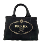 Prada Tote Canapa Black