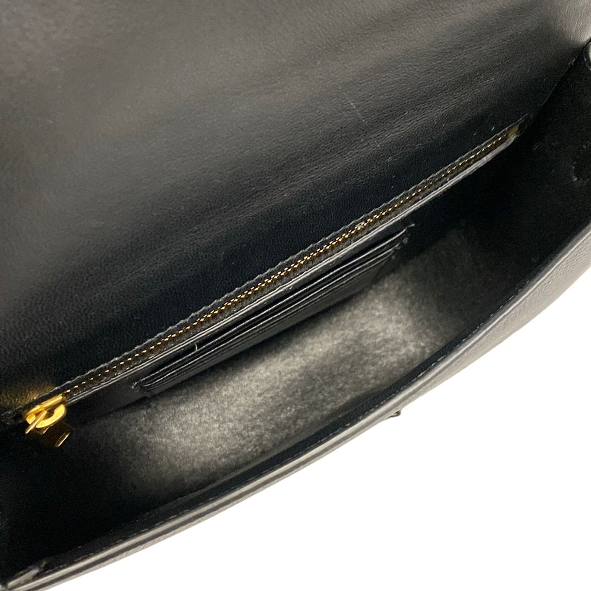 Celine Shoulder Bag Trotter Small Black Leather — view 7
