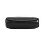 Chanel Chain Shoulder Bag CC Logo Quilted Lambskin Clutch Black — view 3