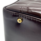 Chanel Tote CC Logo Choco Bar Patent — view 8