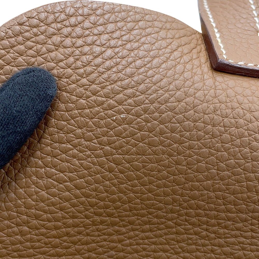 Hermes Handbag Halzan 31 Silver Taurillon Clemence 2-Way — view 7