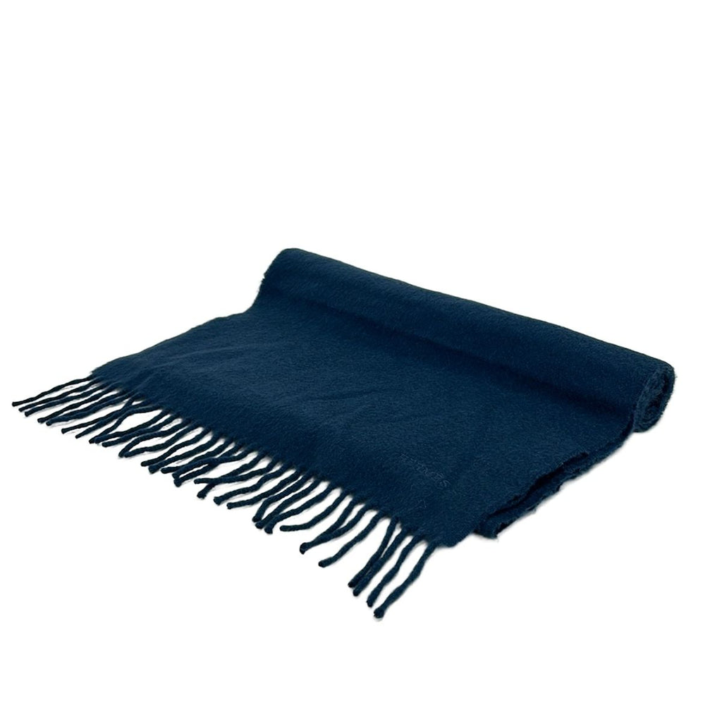 Hermes Scarf Navy Cashmere