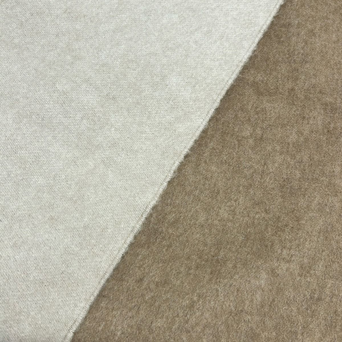 Hermes Scarf Ivory Brown Cashmere — view 3