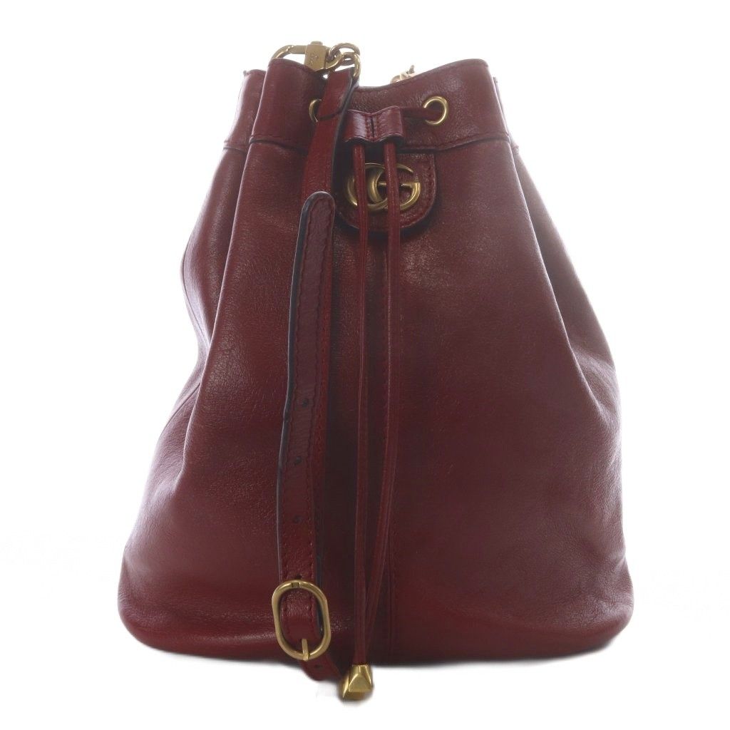 Gucci GG Marmont Shoulder Bag Backpack Drawstring Leather