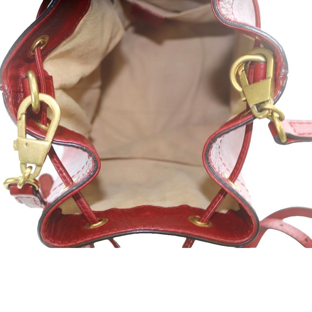 Gucci GG Marmont Shoulder Bag Backpack Drawstring Leather — view 4