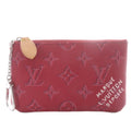 Louis Vuitton Monogram Heritage Pochette Cles Card Key Case Pondicherry Pink