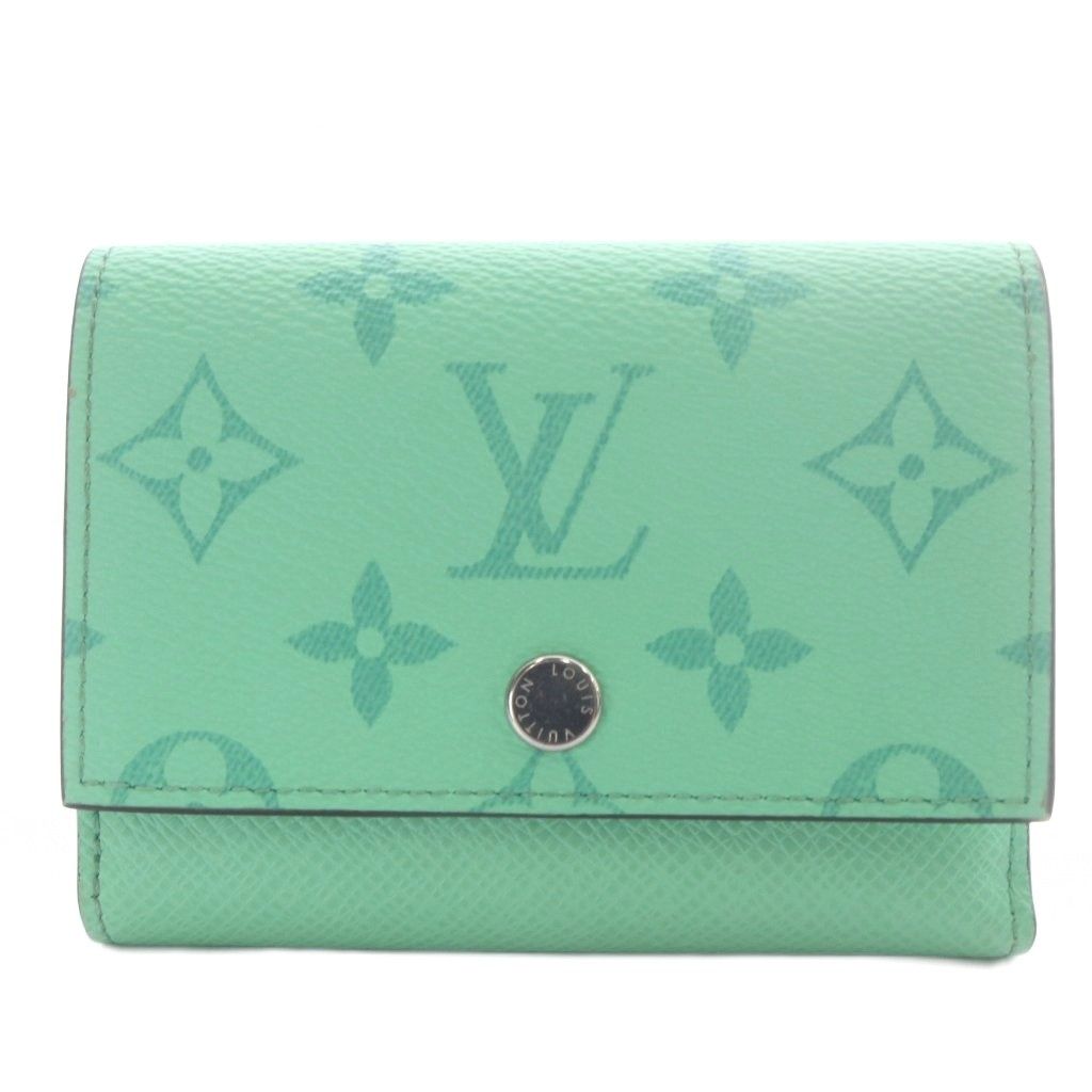 Louis Vuitton Taigarama Victor Wallet Trifold Mint