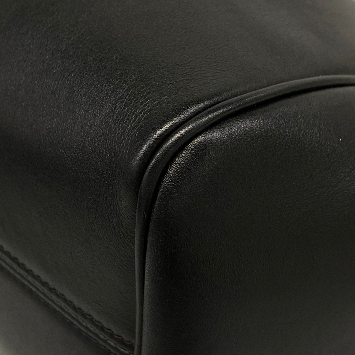 Celine Tote Small Cabas Drawstring Cuir Triomphe Black — view 6