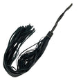 Celine Key Holder Black Tassel Long Leather Keychain