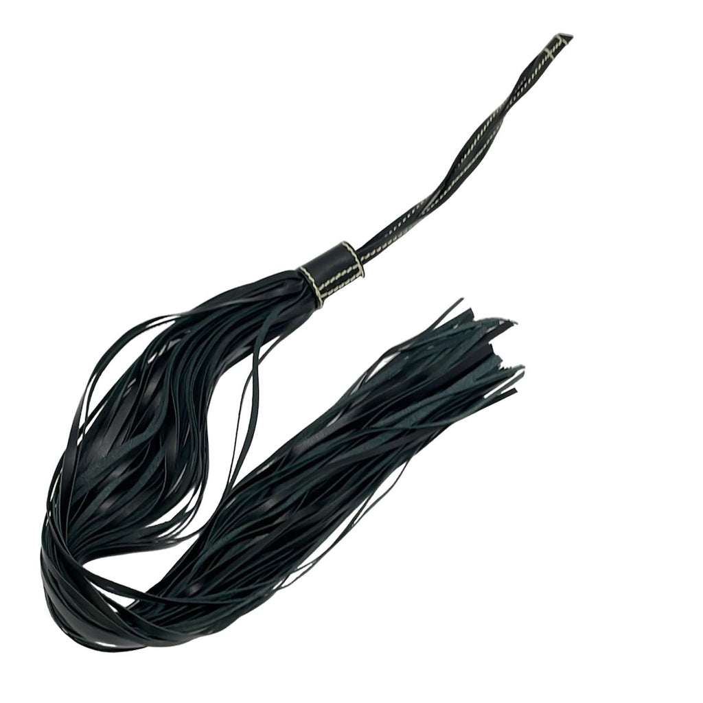 Celine Key Holder Black Tassel Long Leather Keychain — view 2