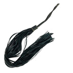 Celine Key Holder Black Tassel Long Leather Keychain — view 2
