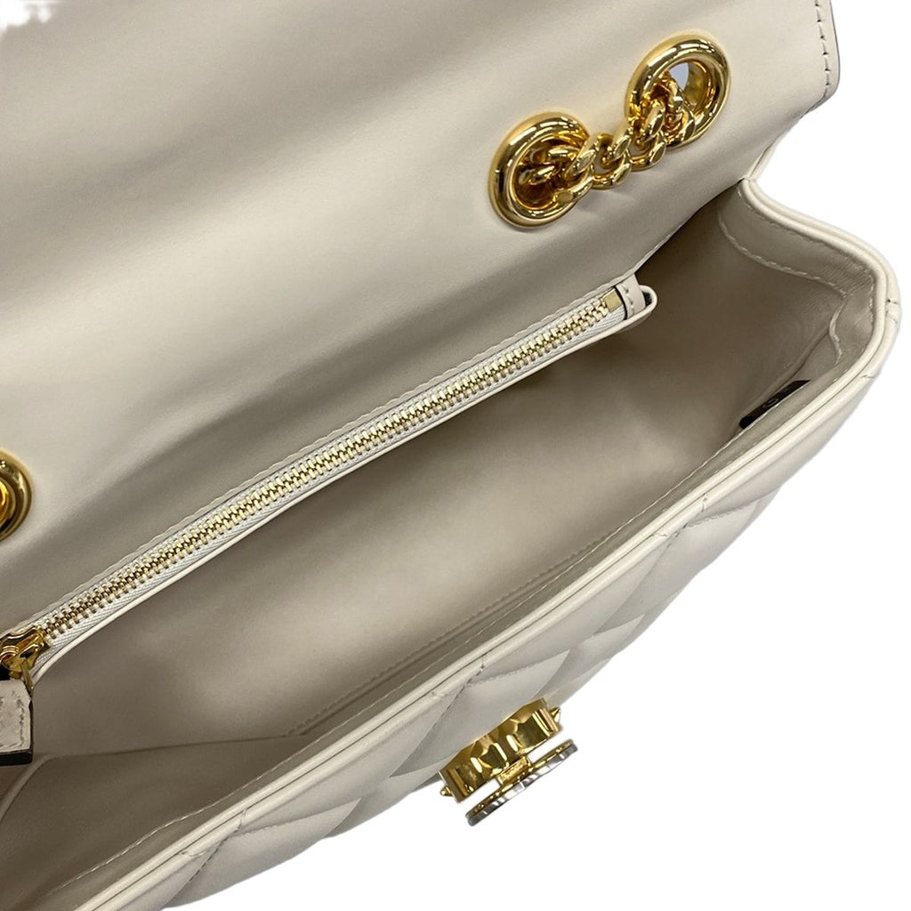 Gucci Shoulder Bag Deco Chain Ivory Leather — view 7