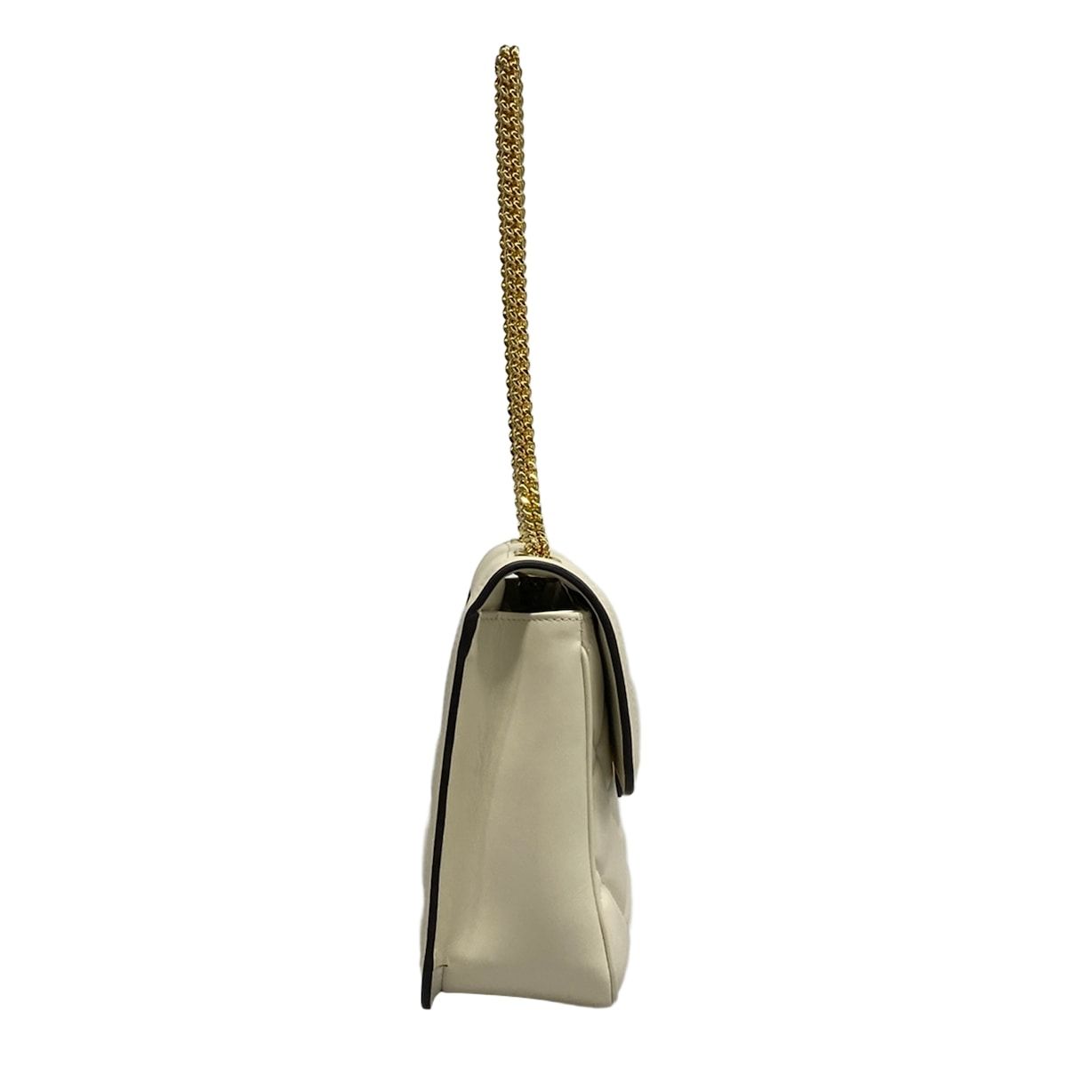 Gucci Shoulder Bag Deco Chain Ivory Leather — view 2