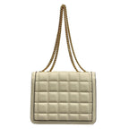 Gucci Shoulder Bag Deco Chain Ivory Leather — view 3