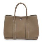 Hermes Garden Party TPM Etoupe Silver Negonda Tote Leather Beige