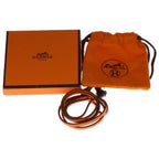 Hermes Perfume Bottle Skittles Necklace Silver Orange — view 6