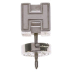 Hermes H Cube Earrings Silver — view 4