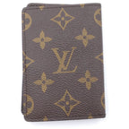 Louis Vuitton Monogram Pocket Organizer Card Case Business Leather Brown — view 2