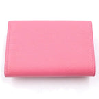Louis Vuitton Portefeuille Lock Mini Trifold Wallet Compact Punch Pink — view 2