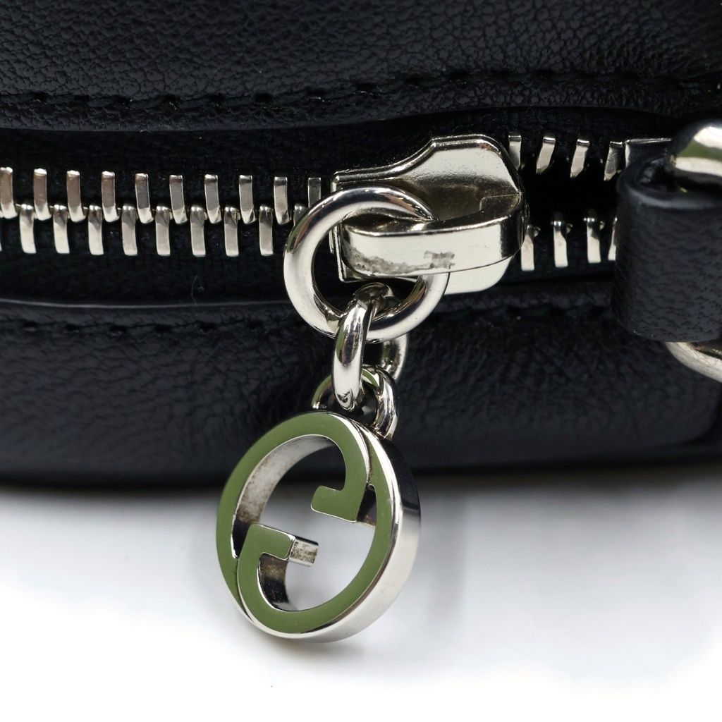 Gucci Blondie Mini Chain Shoulder Bag Leather Black — view 7