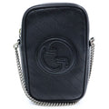 Gucci Blondie Mini Chain Shoulder Bag Leather Black