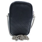 Gucci Blondie Mini Chain Shoulder Bag Leather Black — view 2
