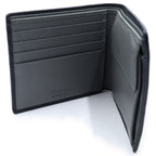Prada Bifold Wallet Triangular Plate Leather Compact Black — view 4