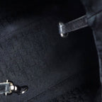 Dior Cannage Handbag Black Leather Silver — view 7