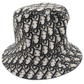 Dior Oblique Reversible Bucket Hat Black Beige